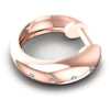 Round Diamonds 0.10CT Earring in 18KT Rose Gold