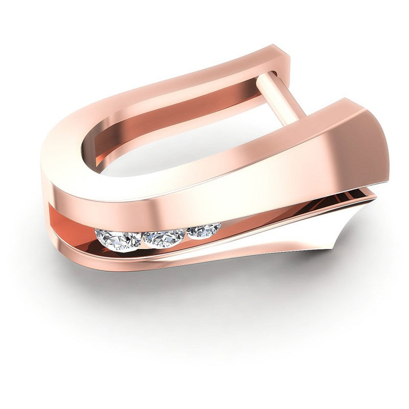 Round Diamonds 0.30CT Earring in 18KT Rose Gold