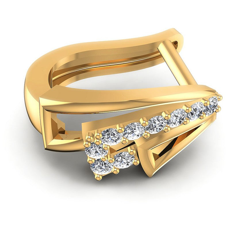 Round Diamonds 0.40CT Earring in 14KT Rose Gold