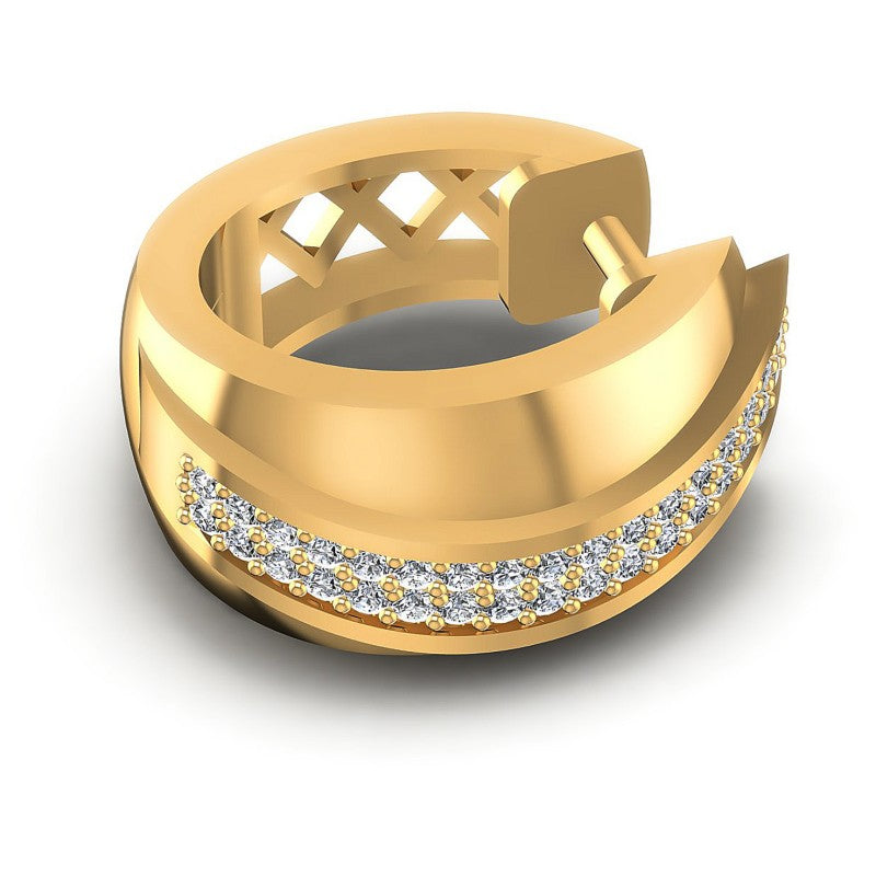 Round Diamonds 0.50CT Earring in 14KT Rose Gold