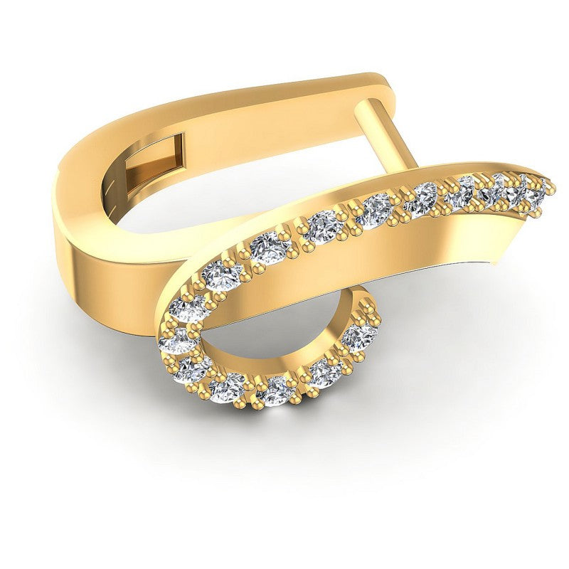 Round Diamonds 0.50CT Earring in 14KT Rose Gold