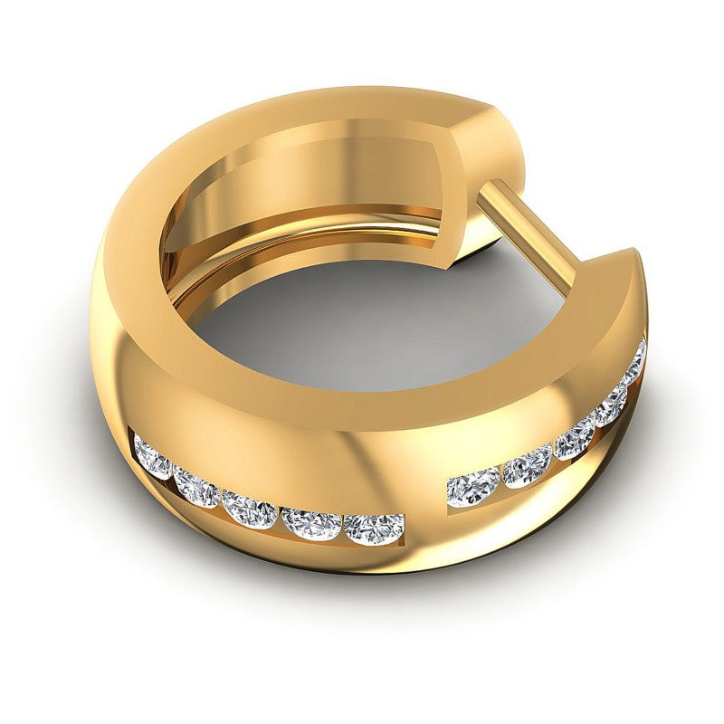 Round Diamonds 0.50CT Earring in 14KT Rose Gold