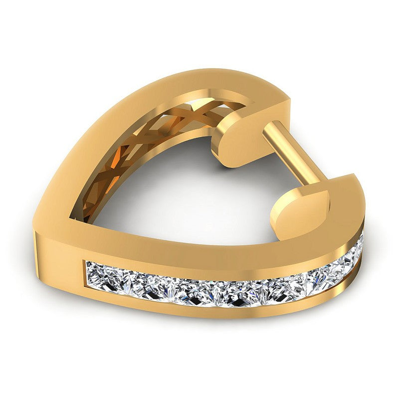 Princess Diamonds 1.00CT Earring in 14KT Rose Gold