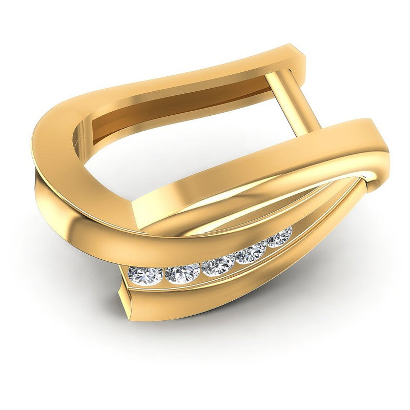 Round Diamonds 0.30CT Earring in 14KT Rose Gold