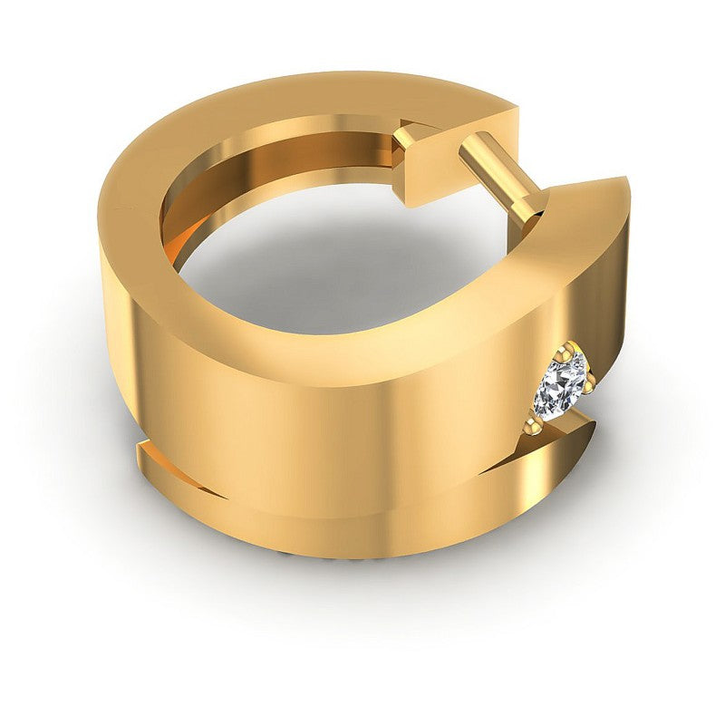 Round Diamonds 0.10CT Earring in 14KT Rose Gold
