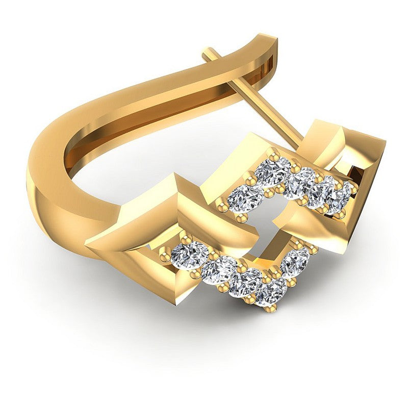 Round Diamonds 0.40CT Earring in 14KT Rose Gold