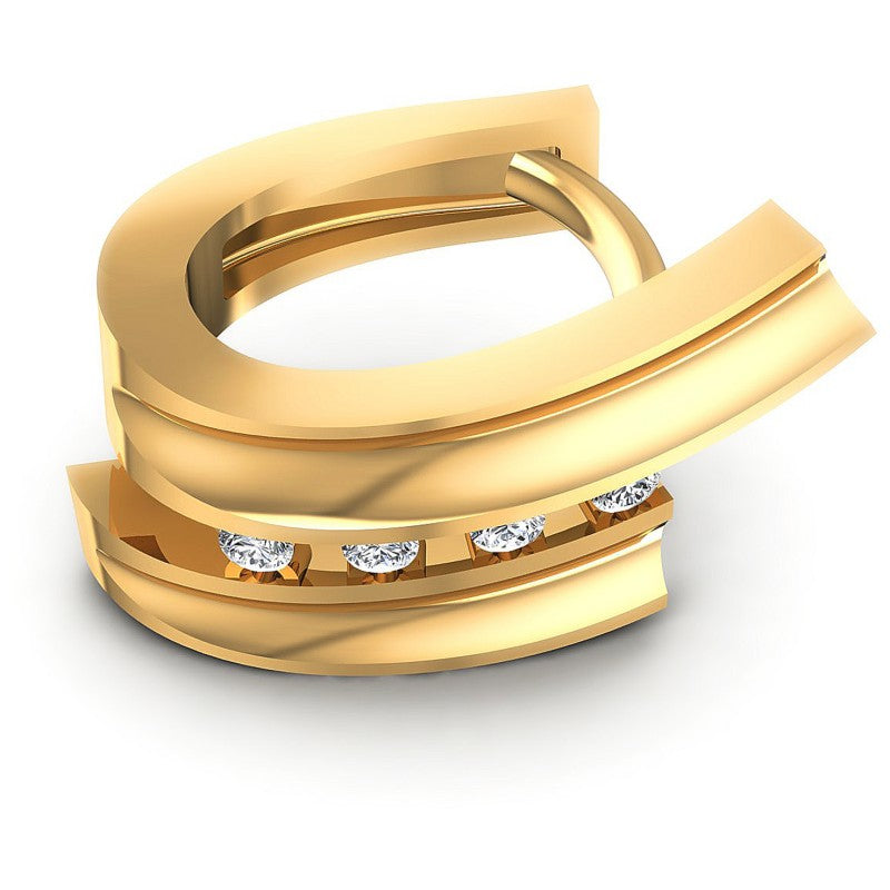 Round Diamonds 0.10CT Earring in 14KT Rose Gold