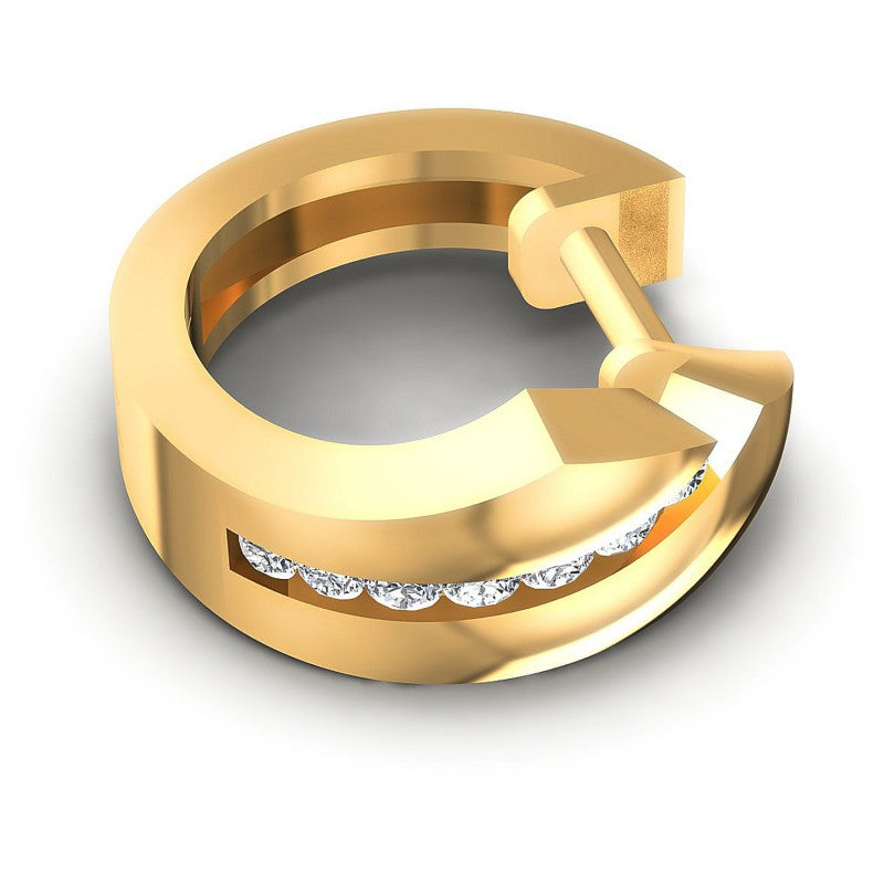 Round Diamonds 0.30CT Earring in 14KT Rose Gold
