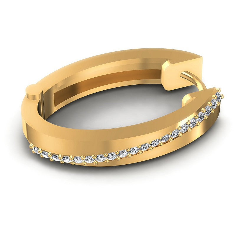 Round Diamonds 0.40CT Earring in 14KT Rose Gold