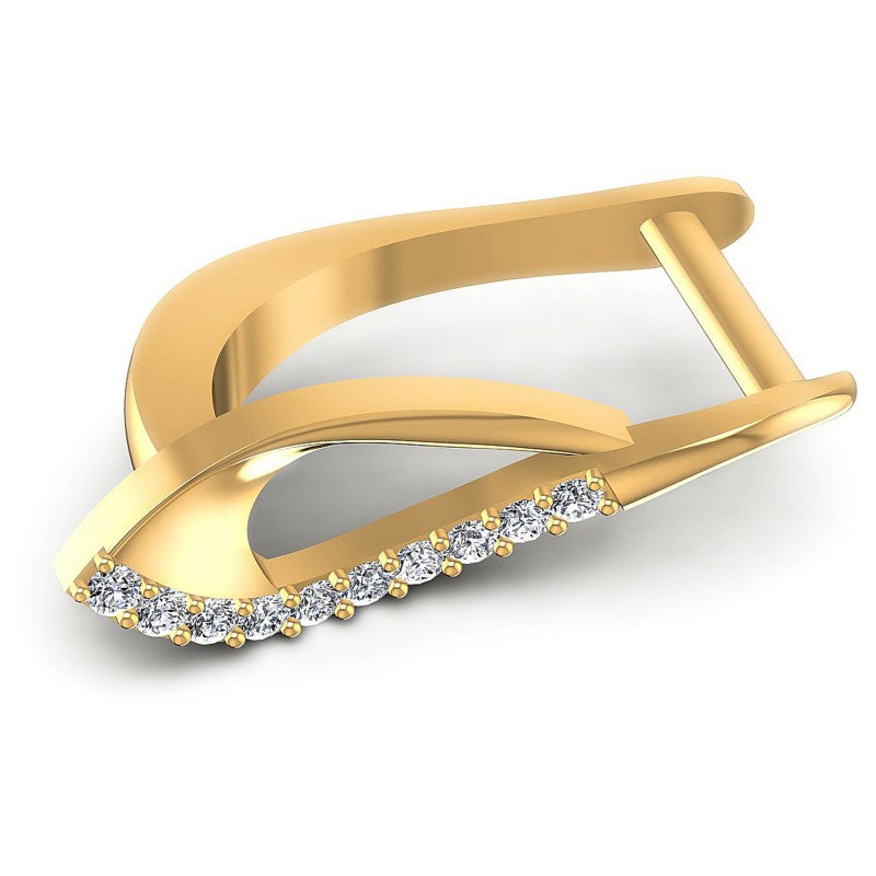 Round Diamonds 0.10CT Earring in 14KT Rose Gold