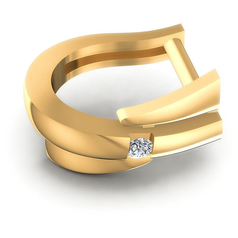 Round Diamonds 0.10CT Earring in 14KT Rose Gold