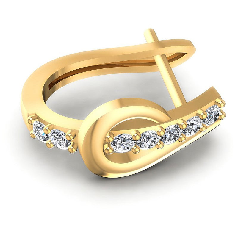 Round Diamonds 0.40CT Earring in 14KT Rose Gold