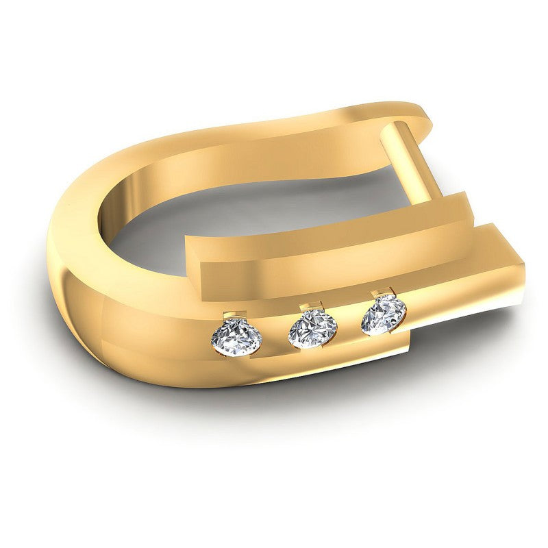 Round Diamonds 0.20CT Earring in 14KT Rose Gold