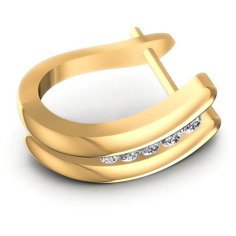 Round Diamonds 0.50CT Earring in 14KT Rose Gold