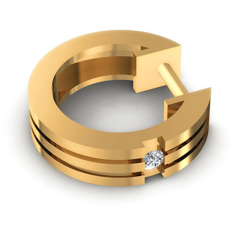 Round Diamonds 0.10CT Earring in 14KT Rose Gold