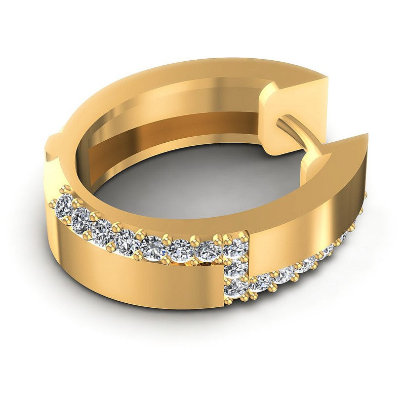 Round Diamonds 0.50CT Earring in 14KT Rose Gold