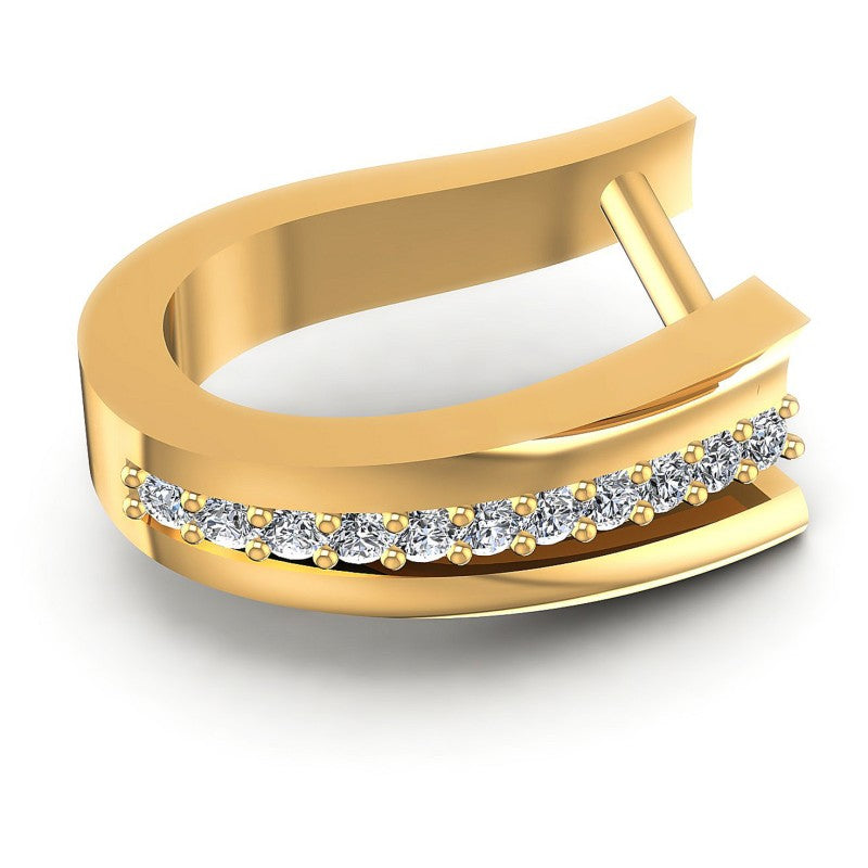 Round Diamonds 0.30CT Earring in 14KT Rose Gold