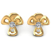 Round Diamonds 0.25CT Designer Studs Earring in 14KT White Gold