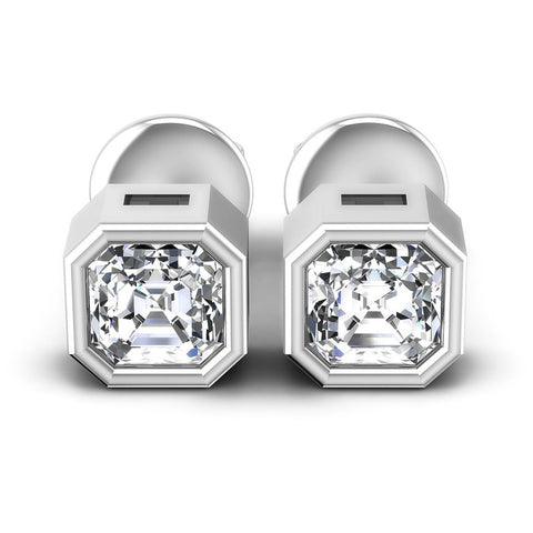 Emerald Diamonds 0.25CT Stud Earrings in 14KT White Gold