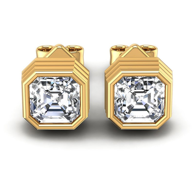 Ascher Diamonds 0.50CT Stud Earrings in 14KT White Gold