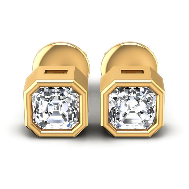 Emerald Diamonds 0.25CT Stud Earrings in 14KT White Gold