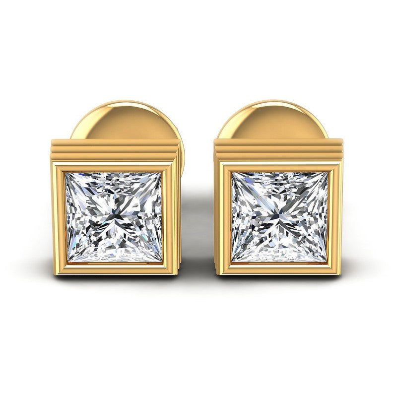 Princess Diamonds 0.25CT Stud Earrings in 14KT White Gold