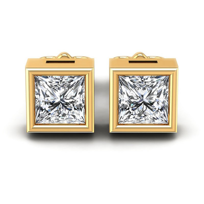 Princess Diamonds 0.25CT Stud Earrings in 14KT White Gold