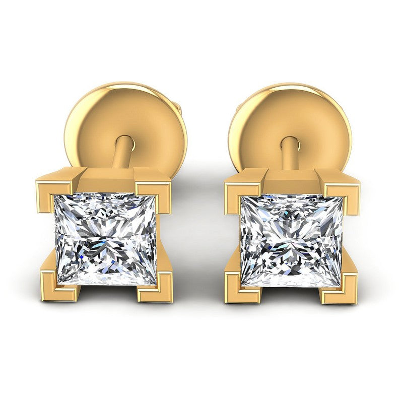 Princess Diamonds 0.25CT Stud Earrings in 14KT White Gold