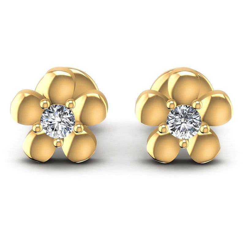Round Diamonds 0.25CT Stud Earrings in 14KT White Gold