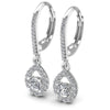 Round Diamonds 1.20CT Earring in 14KT White Gold