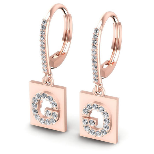 Round Diamonds 0.60CT Earring in 18KT White Gold