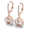 Round Diamonds 1.20CT Earring in 18KT White Gold
