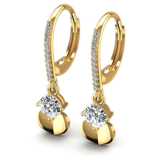Round Diamonds 1.20CT Earring in 14KT White Gold