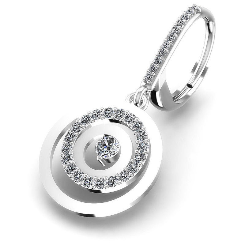Round Diamonds 0.80CT Earring in 14KT Yellow Gold