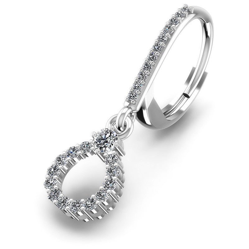 Round Diamonds 0.80CT Earring in 14KT Yellow Gold