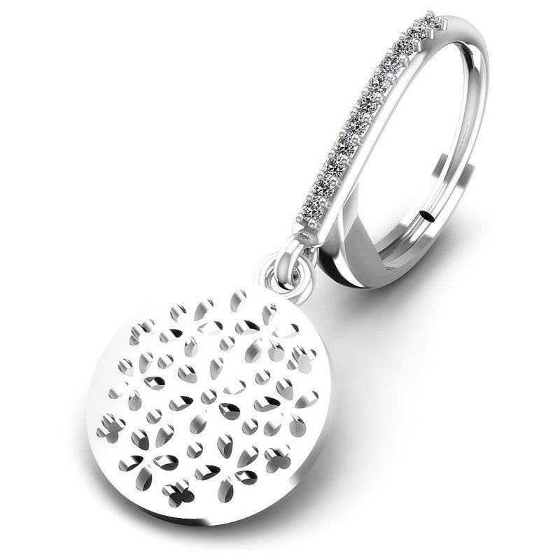 Round Diamonds 0.20CT Earring in 14KT Yellow Gold