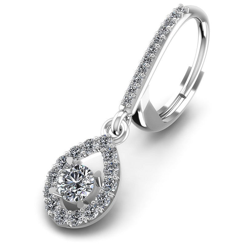 Round Diamonds 1.20CT Earring in 14KT Yellow Gold