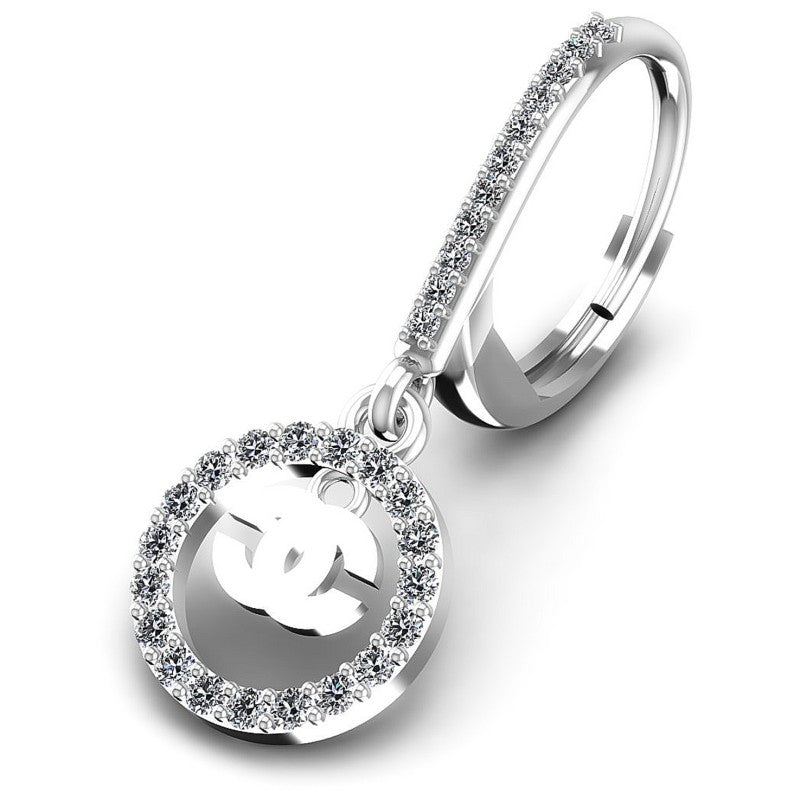 Round Diamonds 0.60CT Earring in 14KT Yellow Gold