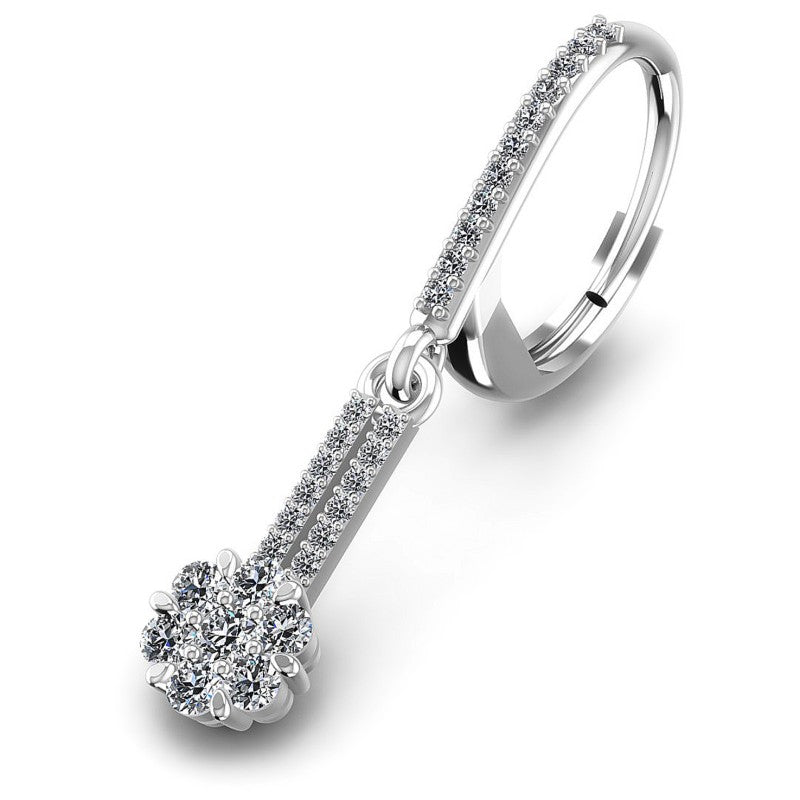 Round Diamonds 0.90CT Earring in 14KT Rose Gold