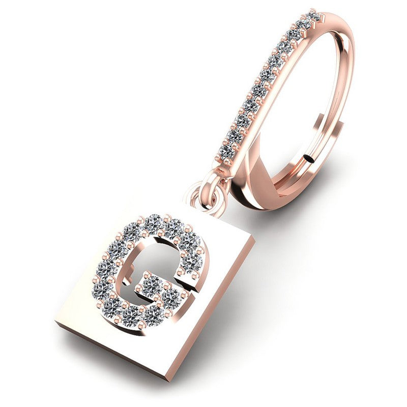 Round Diamonds 0.60CT Earring in 18KT Yellow Gold