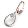 Round Diamonds 1.10CT Earring in 18KT Rose Gold