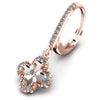 Round Diamonds 0.50CT Earring in 18KT Rose Gold