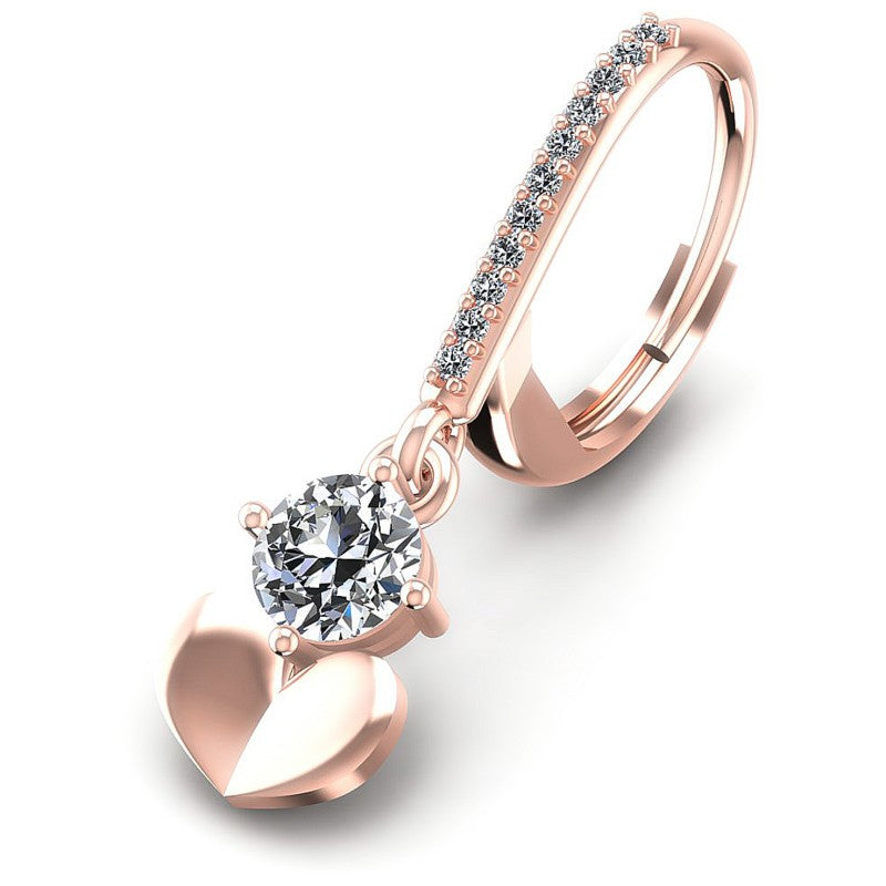 Round Diamonds 1.20CT Earring in 18KT Yellow Gold