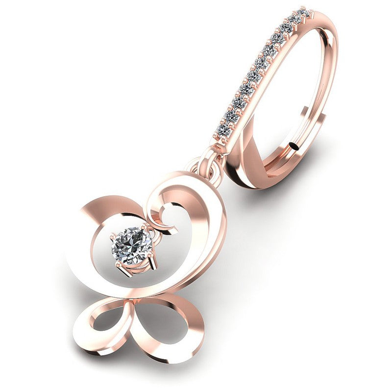 Round Diamonds 0.40CT Earring in 18KT Yellow Gold