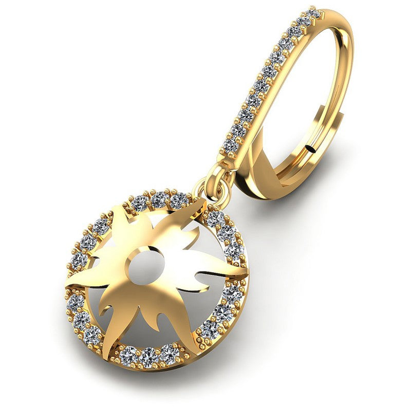 Round Diamonds 0.60CT Earring in 14KT Rose Gold