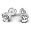 Round Diamonds 0.25CT Stud Earrings in 14KT Yellow Gold