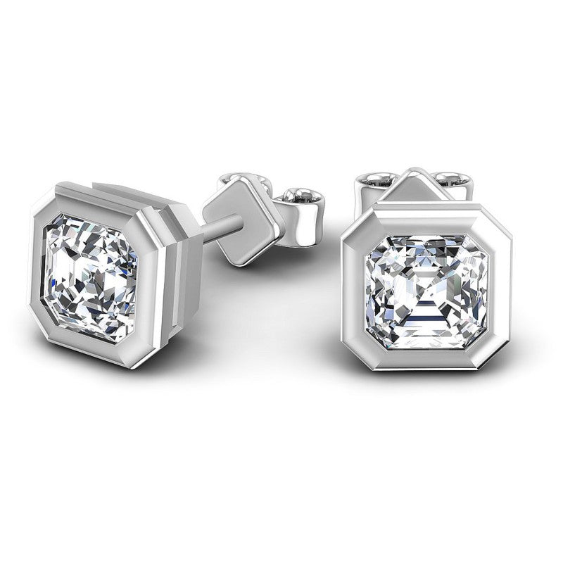 Emerald Diamonds 0.25CT Stud Earrings in 14KT Yellow Gold