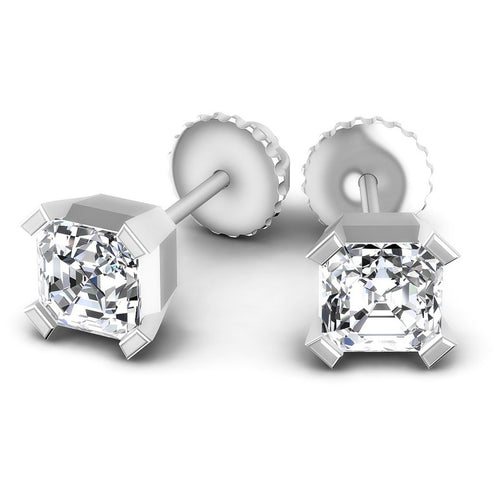 Emerald Diamonds 0.25CT Stud Earrings in 14KT Yellow Gold
