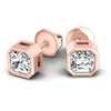 Emerald Diamonds 0.25CT Stud Earrings in 18KT Yellow Gold