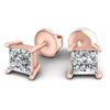 Princess Diamonds 0.25CT Stud Earrings in 18KT Yellow Gold